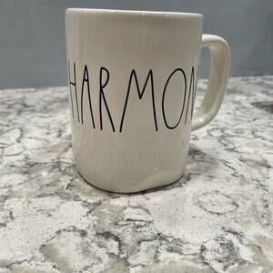 Rae Dunn mug coffee tea farmhouse country chic HARMONY